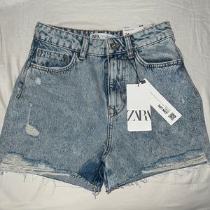 ZARA High-Rise Seamless Shorts